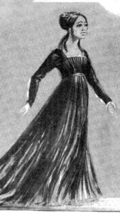 Costume Sketch Of Desdemona