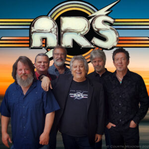 6 men pose in front of a graphic that says ARS